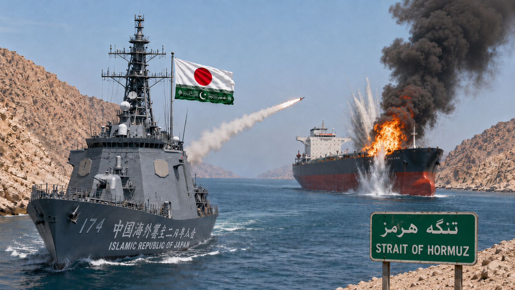 Trump Reveals Japan Has Become Islamic Republic, Is Now Attacking Ships in Strait of Hormuz